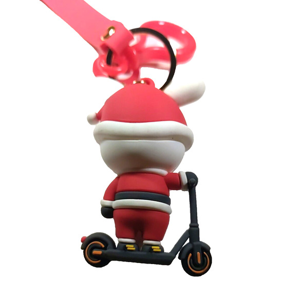 Christmas Rabbit On Scooter Back Pack Wrist Buddy - Picture 4 of 6